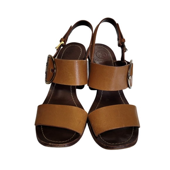 Tory Burch Shoes - Tory Burch Thames Brown Sandals Sz 7 1/2